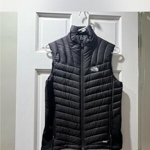 The North Face Charcoal Quilted puffer Vest